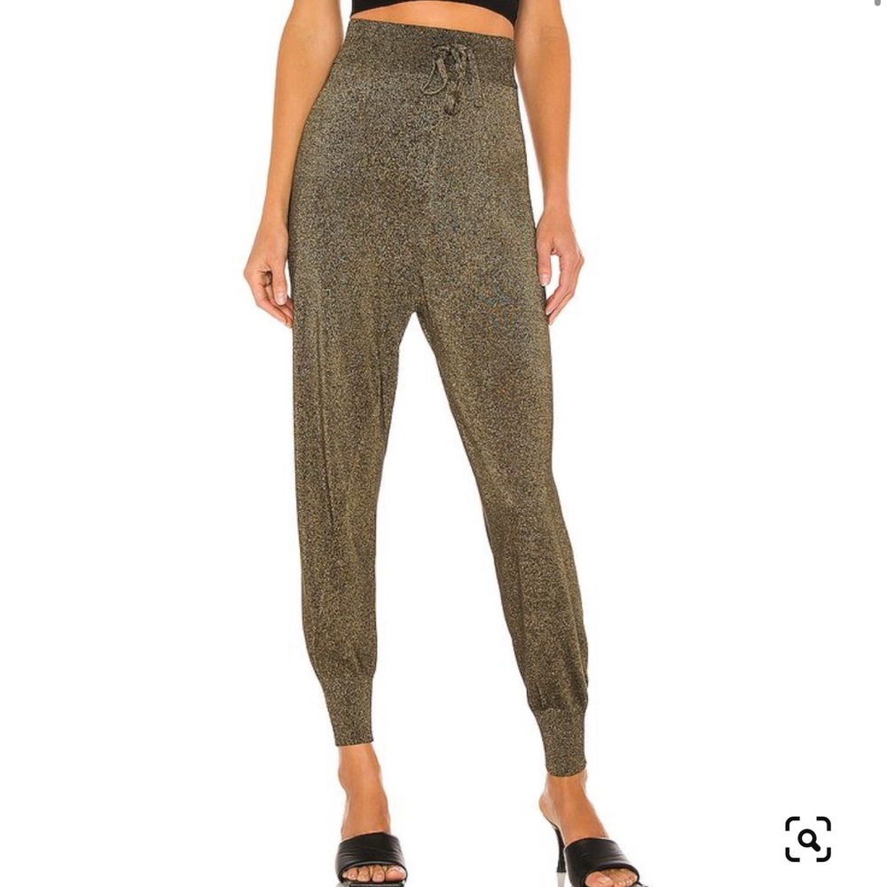 MISA Los Angles Payton Pant/jogger. Gold size S. NWT